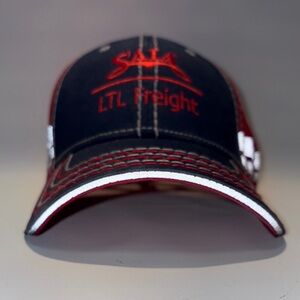 SAIA LTL Freight Black and Red Cap